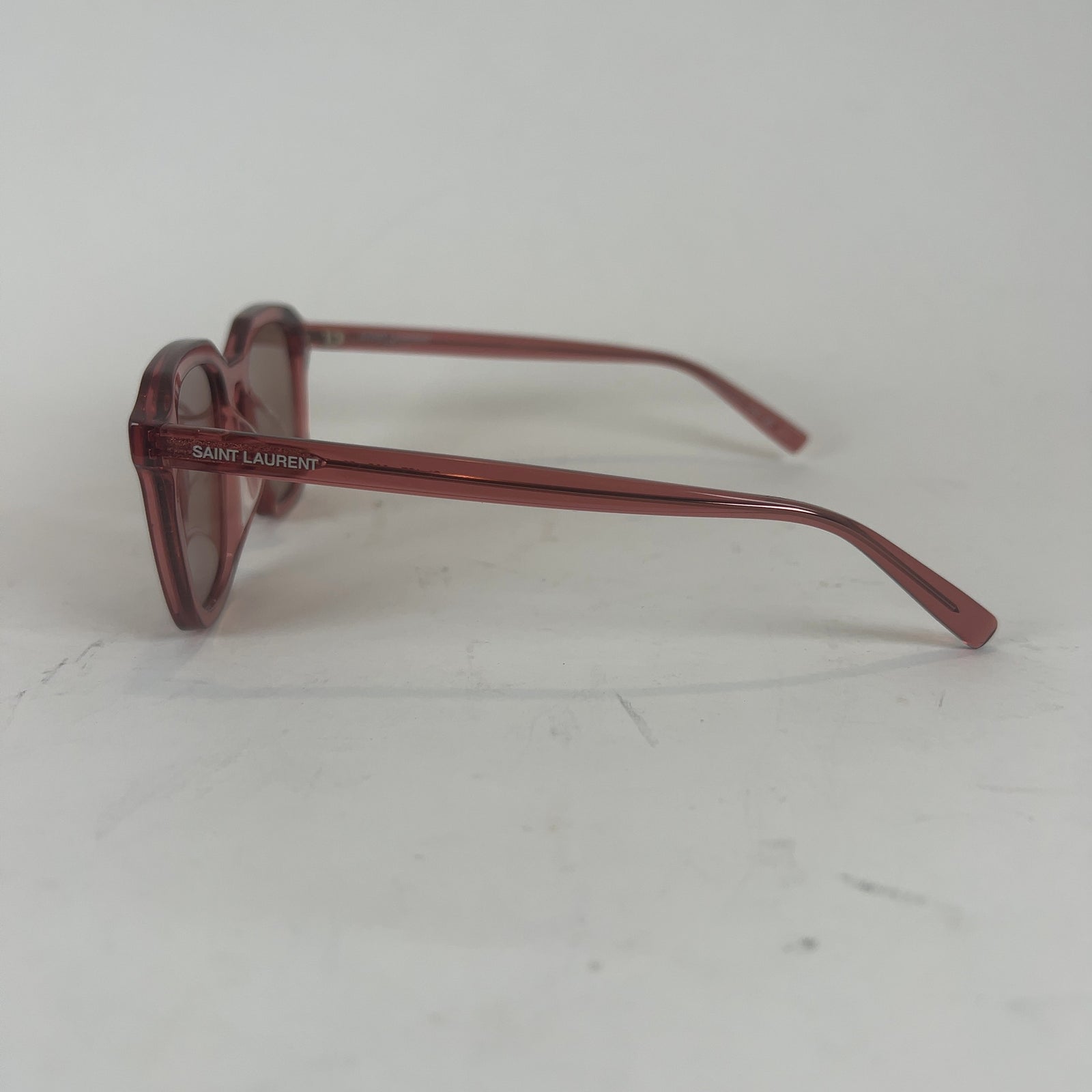 Saint Laurent Acetate Logo Sunglasses