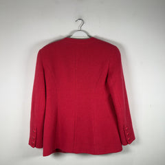 Chanel Pink Vintage Bouclé Wool Jacket Size S