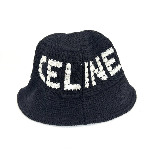 Celine Knitted Logo Bucket Hat