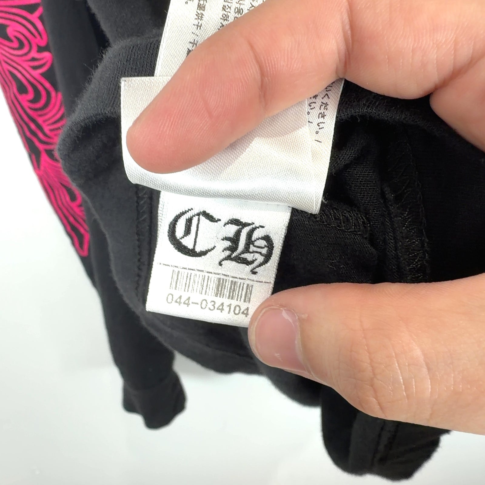 Chrome Hearts Pink Floral Cross Longsleeve