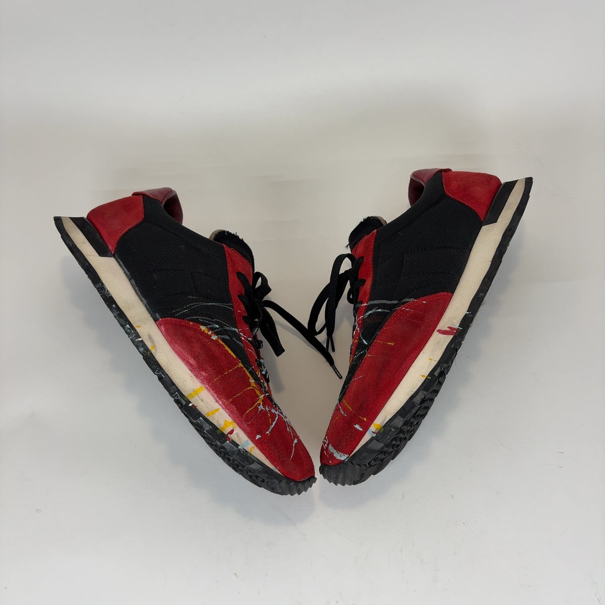 Maison Margiela Paint Splatter Lowtop Sneakers