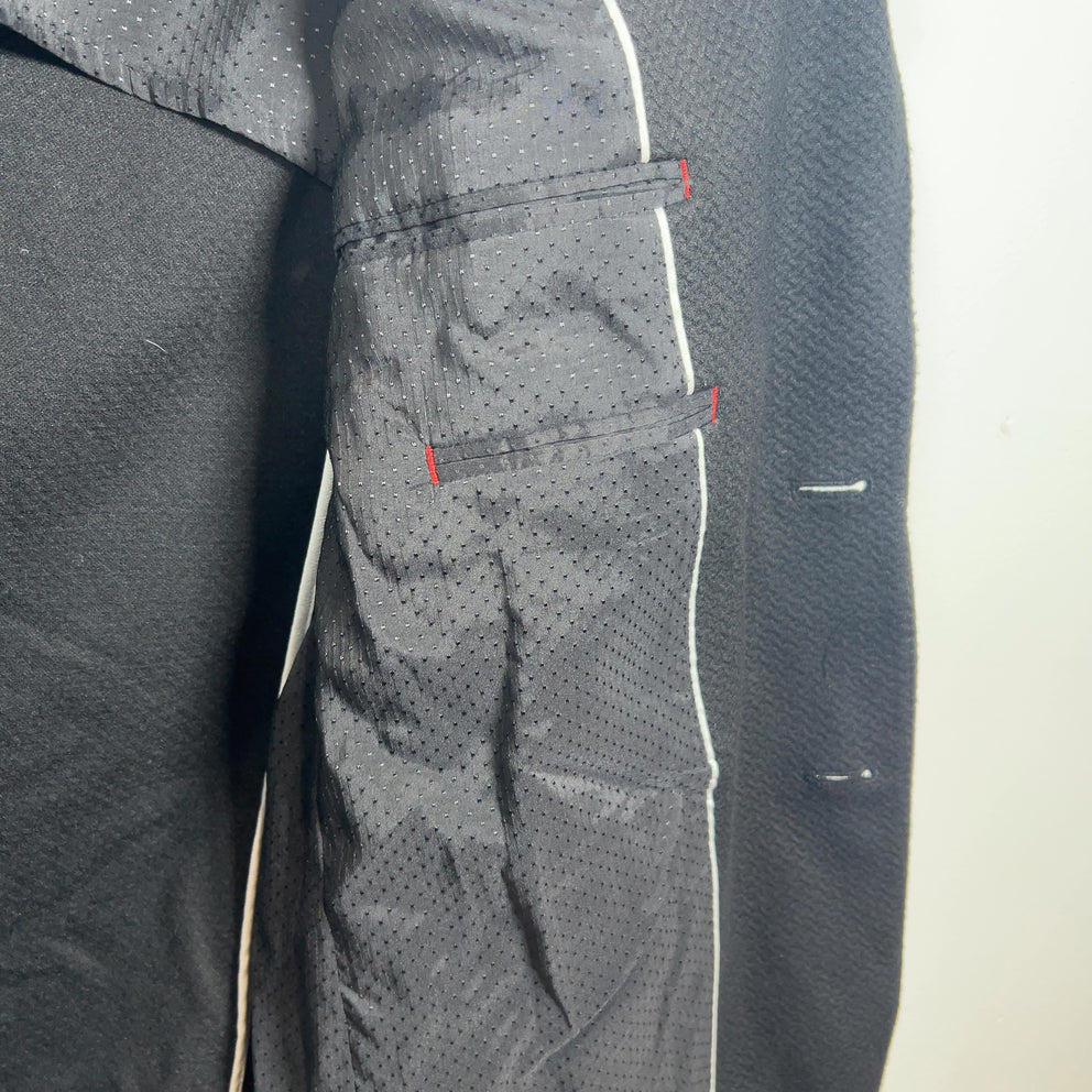 Dolce & Gabbana Textured Bee Crest Detail Blazer