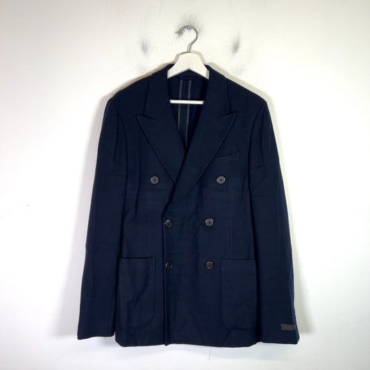 Prada Double-Breasted Cashmere Blazer