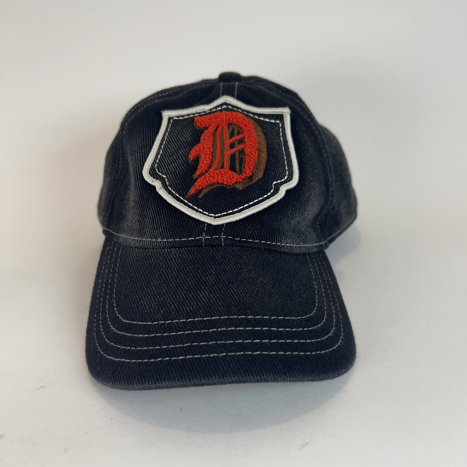 Diesel Military 'D' Logo Washed Denim Patch Hat