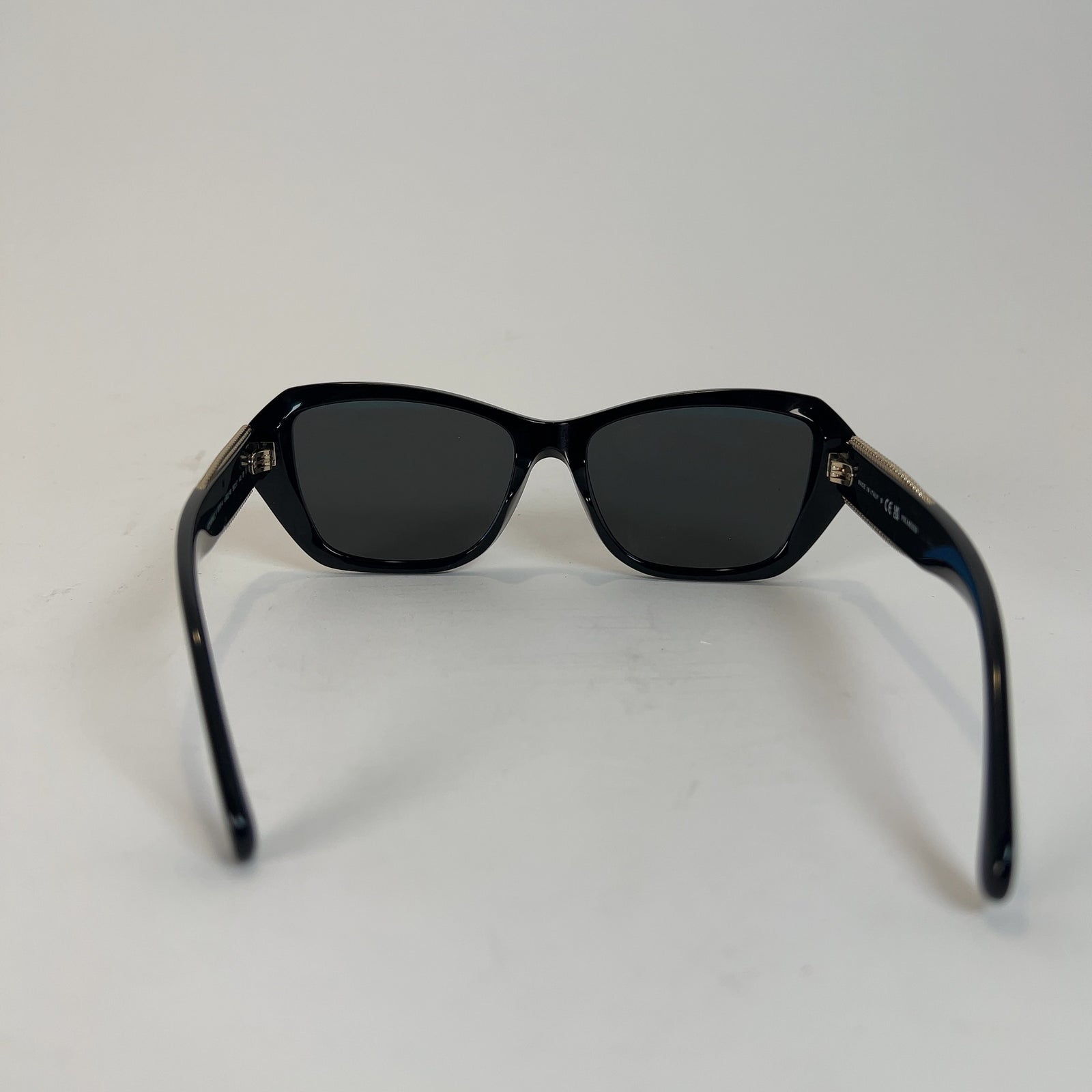 Chanel Black Gold Chain Framed Sunglasses