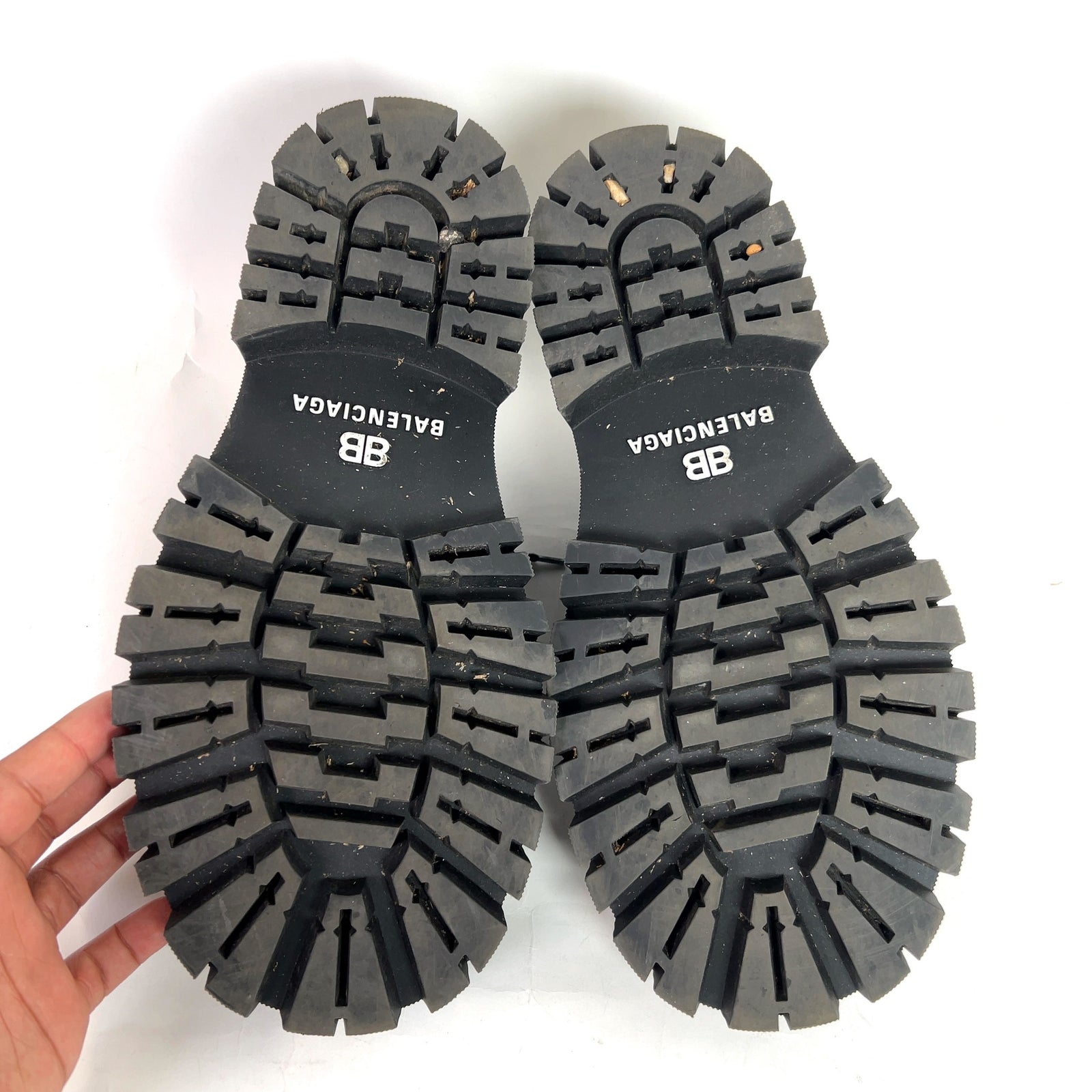 Balenciaga Leather Tractor Derby