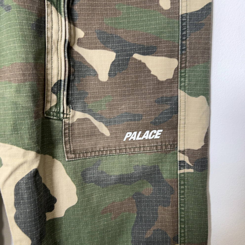 Palace Ripstop Camo Cargo Pants Size 34