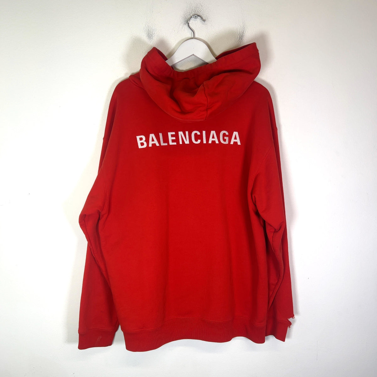 Balenciaga Embroidered Logo Hoodie