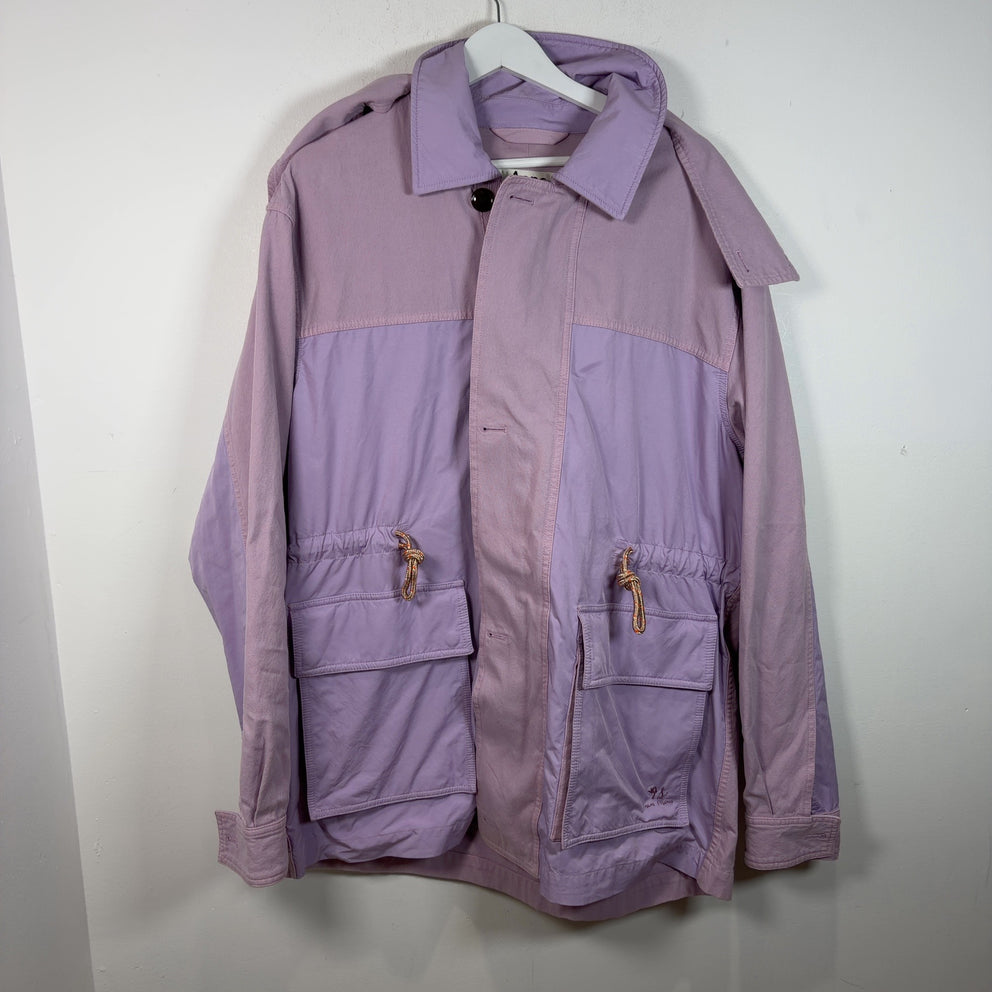 Acne Studios Parka Hooded Patch Pockets Light Jacket