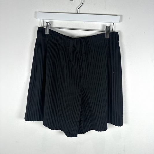 Issey Miyake Pleat Black Shorts Size S