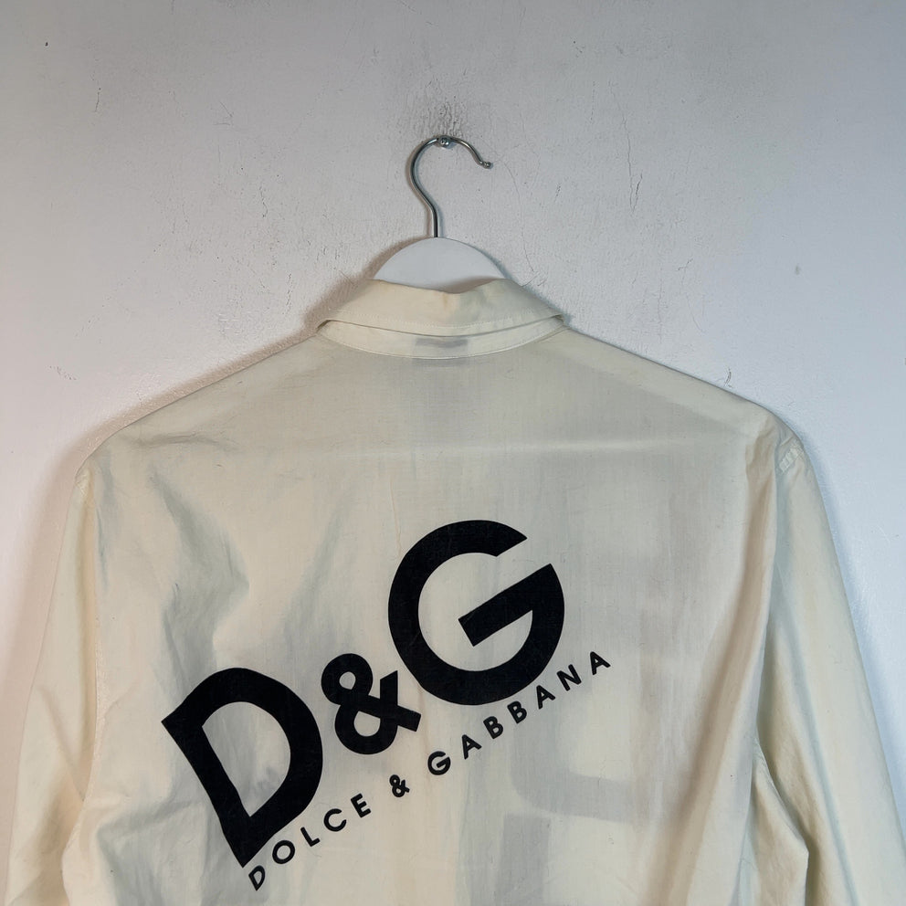 Dolce & Gabbana Vintage Calcio Print Shirt