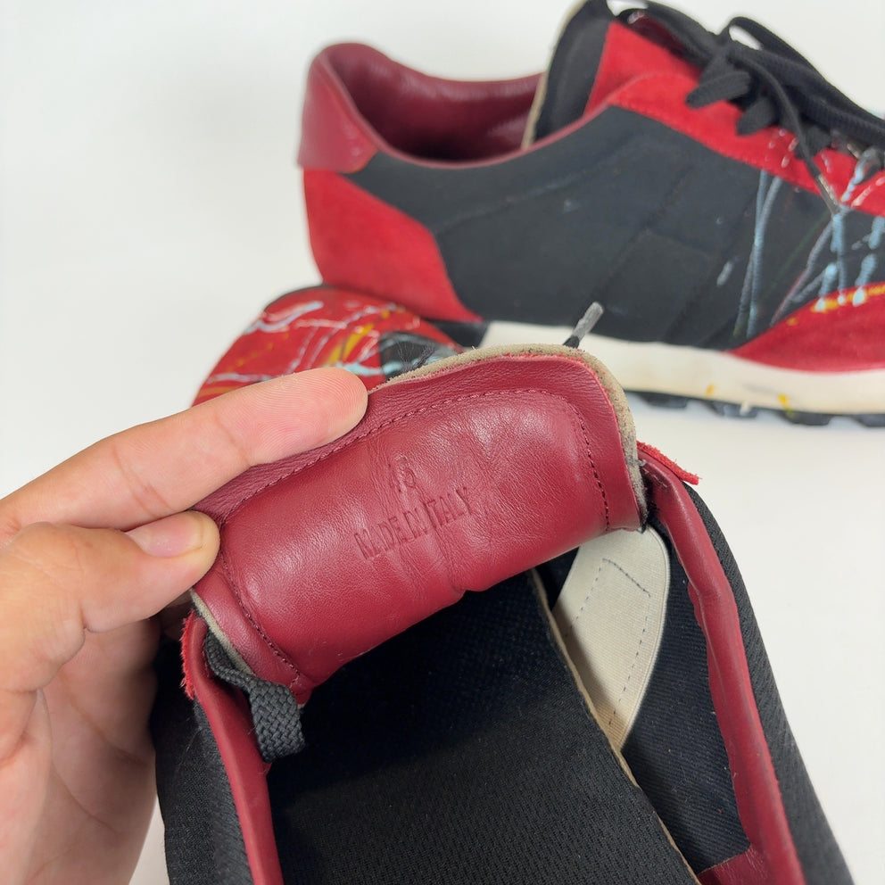 Maison Margiela Paint Splatter Lowtop Sneakers