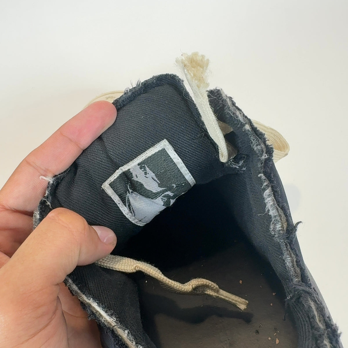 Rick Owens DRKSHDW Nylon Ramone Lowtop Sneakers