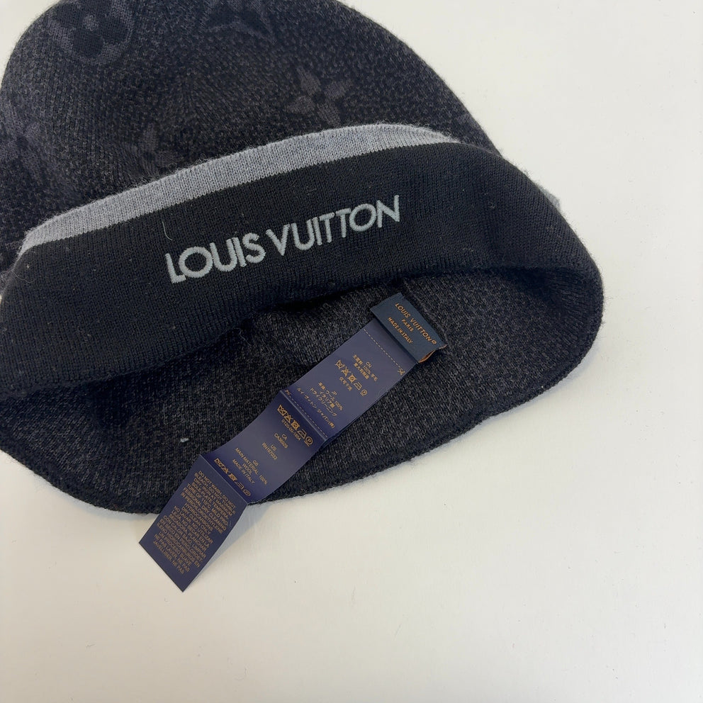 Louis Vuitton Monogram Logo Beanie