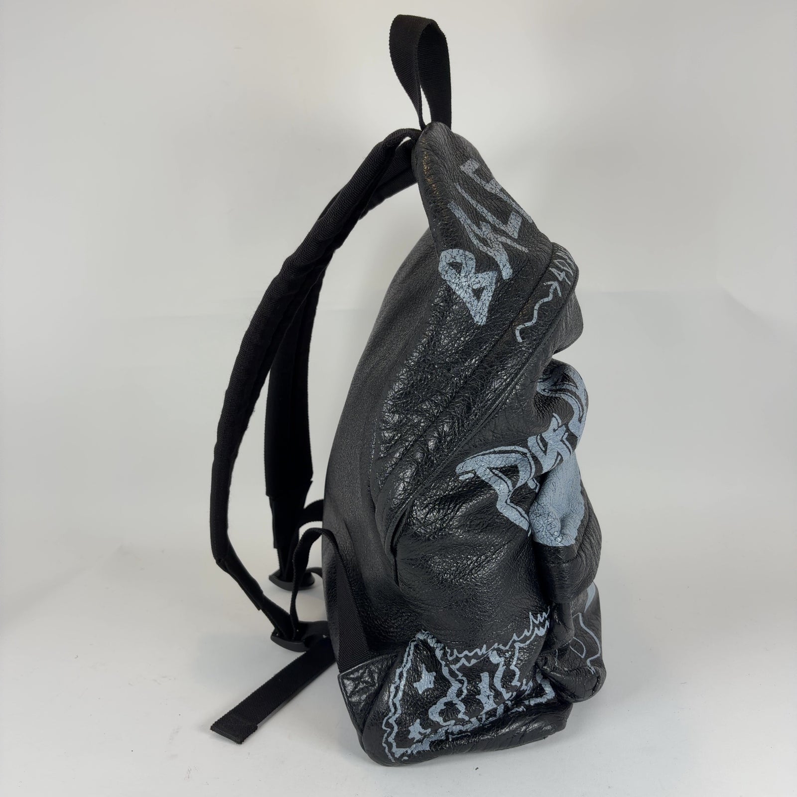 Balenciaga Graffiti Leather Explorer Backpack