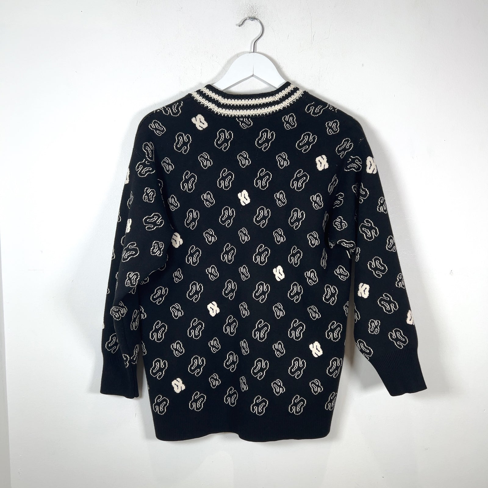 Sandro Jacquard Logo Sweater