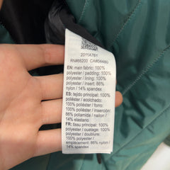 Kiko Kostadinov Asics Green Insulated Jacket Size L