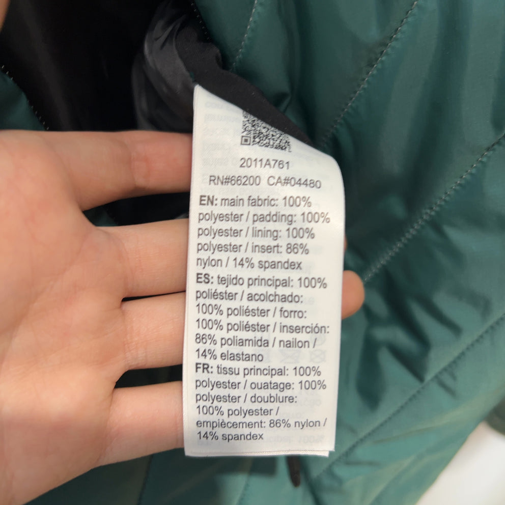 Kiko Kostadinov Asics Green Insulated Jacket Size L