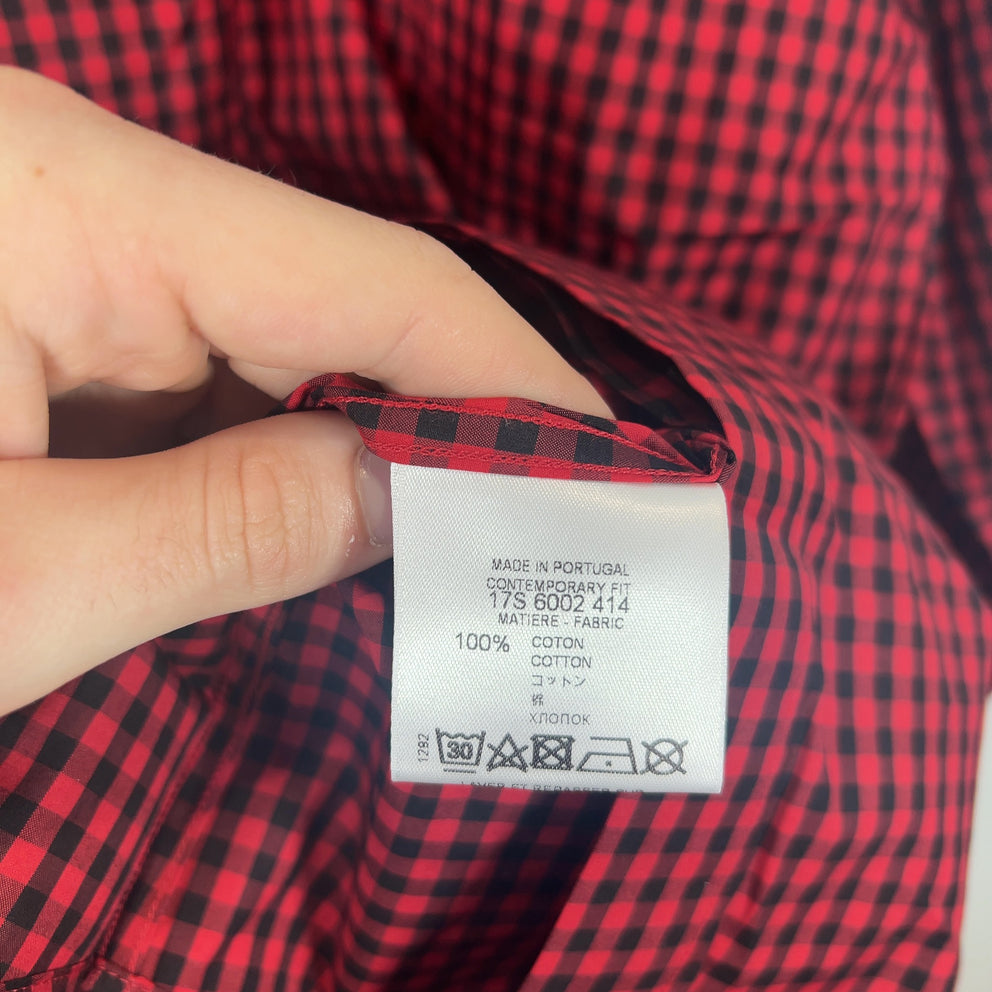 Givenchy SS17 Buffalo Check Star Shirt