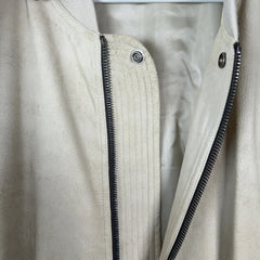 Rick Owens SS25 Hollywood Blistered Lambskin Leather Jacket