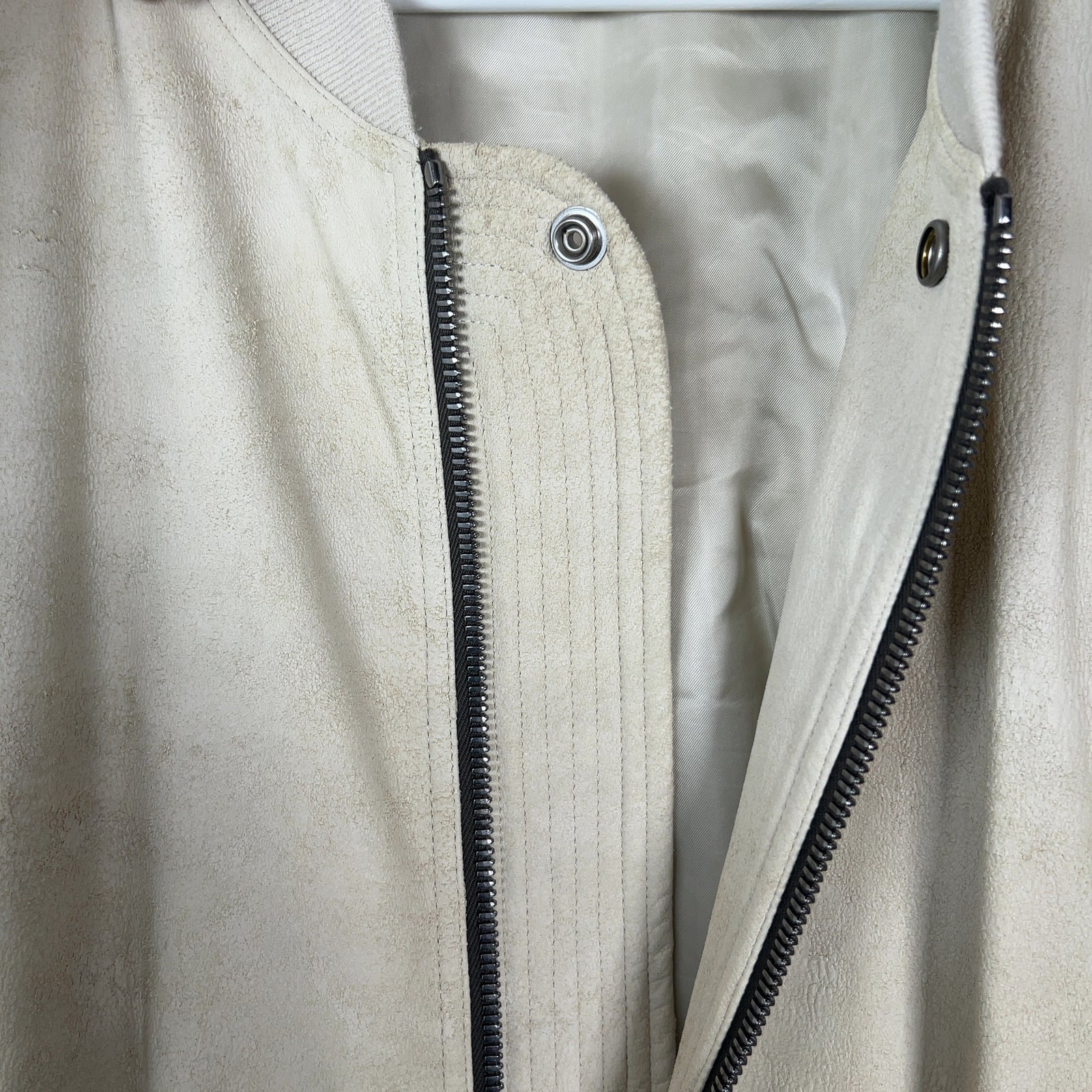 Rick Owens SS25 Hollywood Blistered Lambskin Leather Jacket
