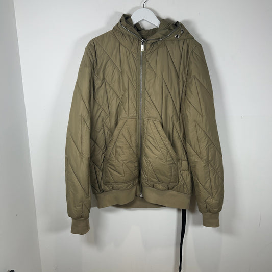 Rick Owens DRKSHDW Padded Gimp Full Zip Nylon Puffer Jacket