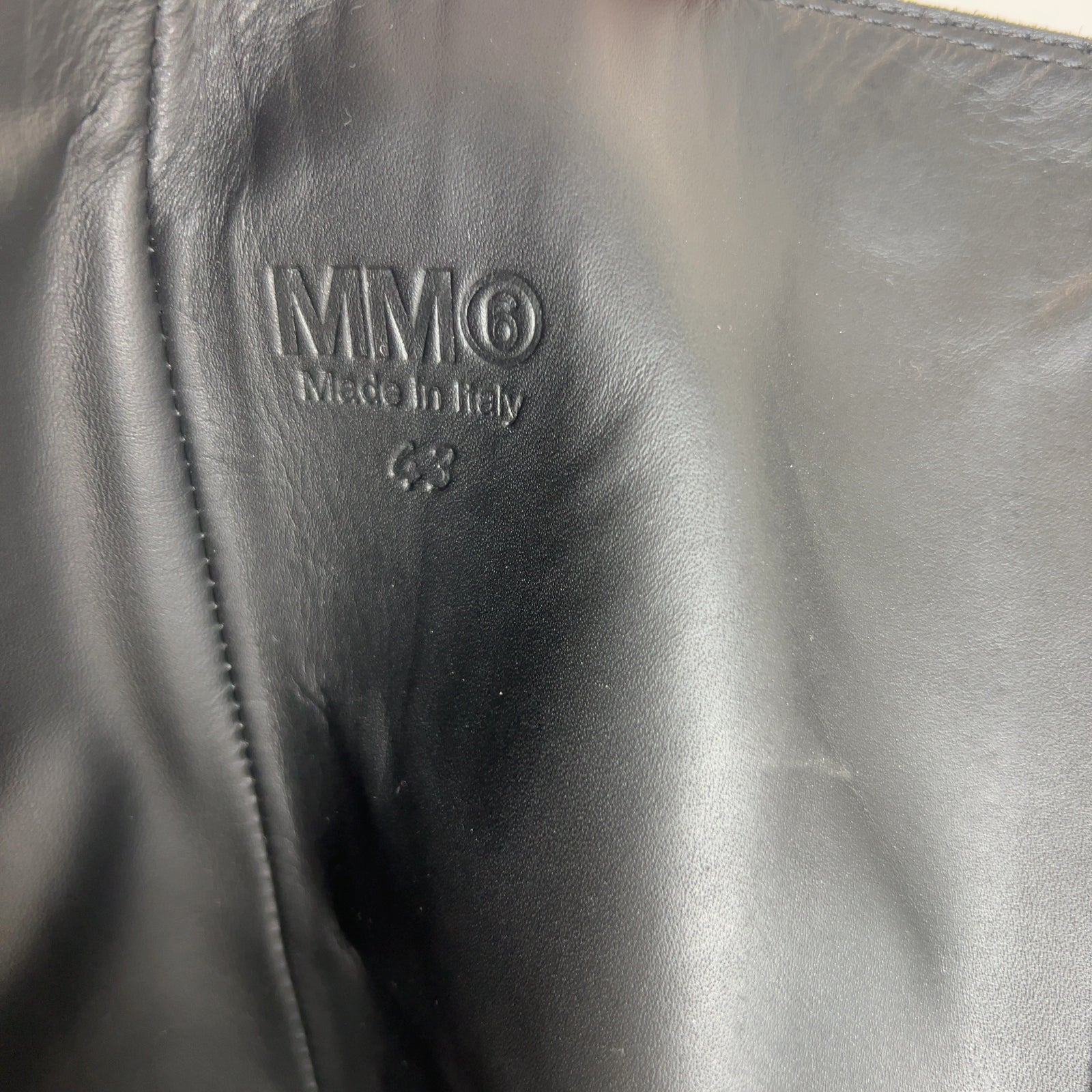 MM6 Maison Margiela High Biker Boots