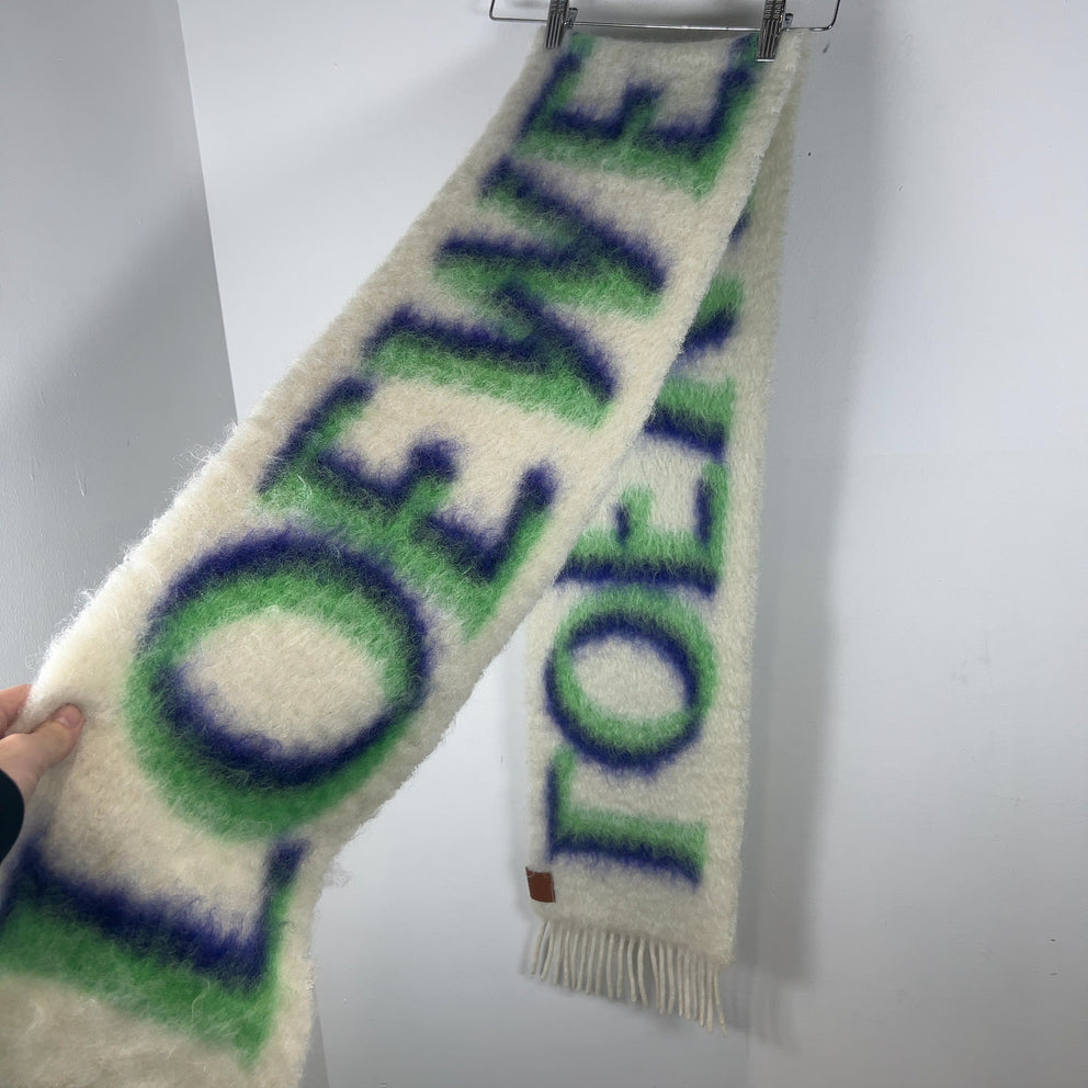 Loewe Mohair Logo Scarf