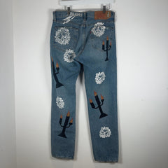 Denim Tears x Virgil Abloh 'Message in a Tear' Levis 501 Jeans