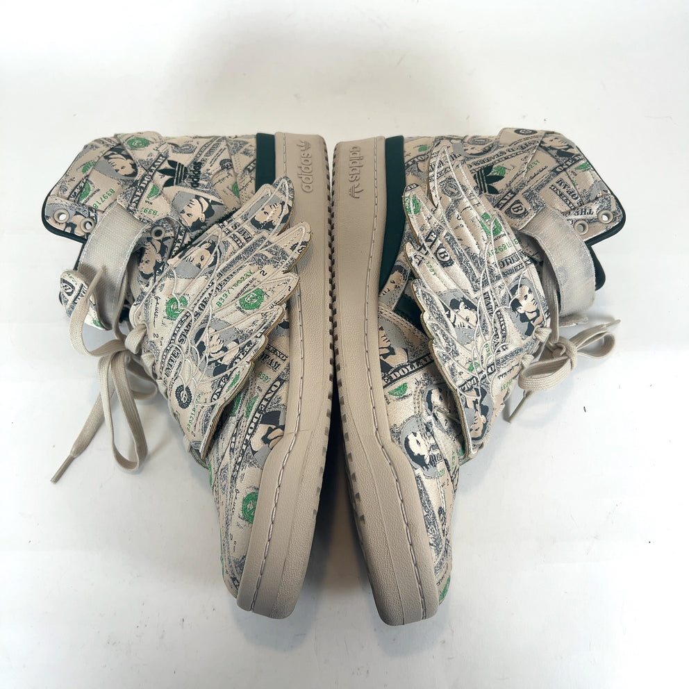 Jeremy Scott x Adidas Forum 'Money' Wings 1.0 Hightop Sneakers