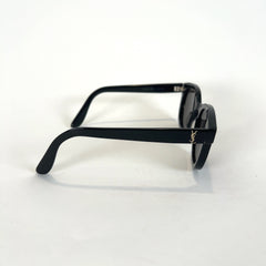 Saint Laurent Rounded 'YSL' Logo Sunglasses
