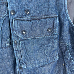 Engineered Garments Denim Cargo Vest
