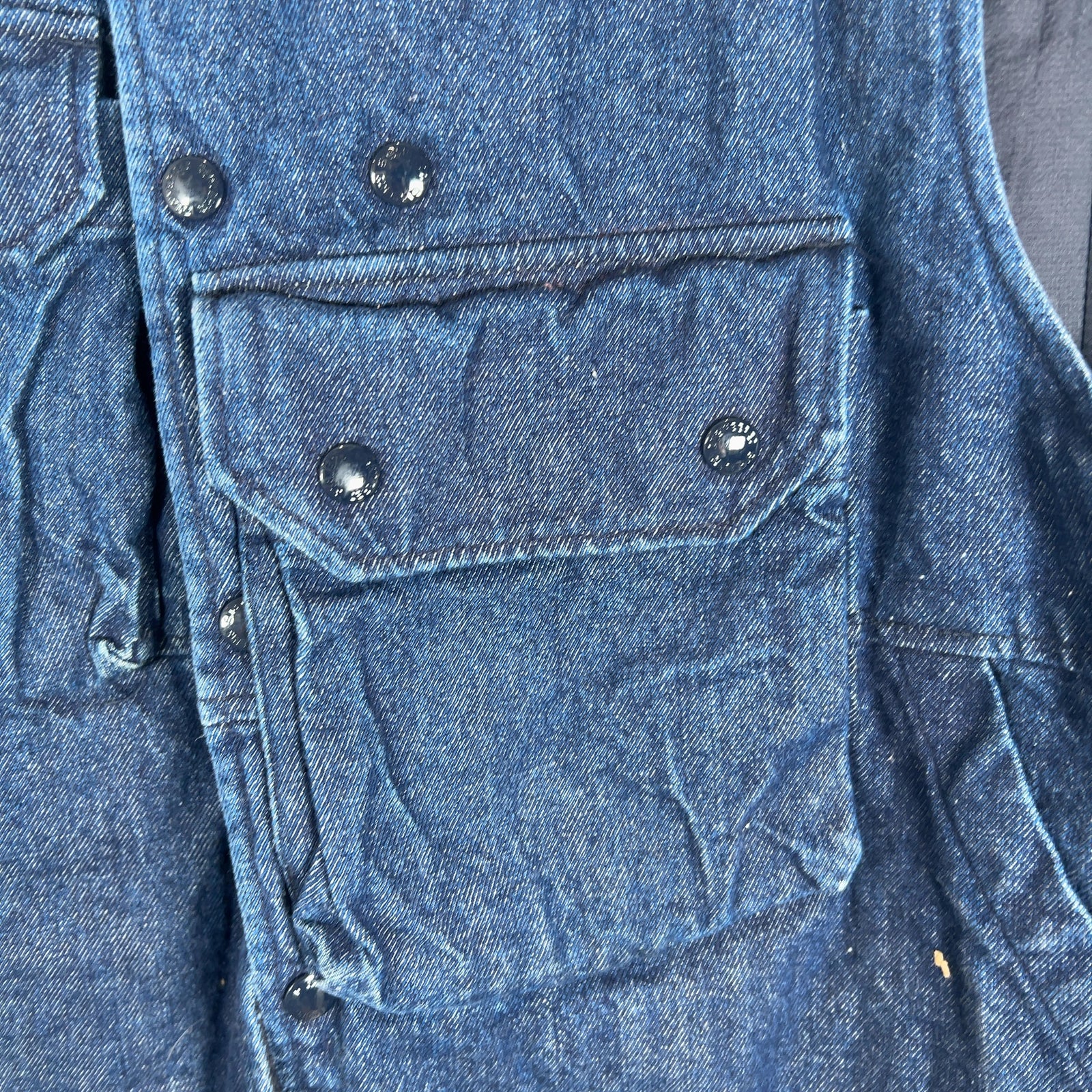 Engineered Garments Denim Cargo Vest