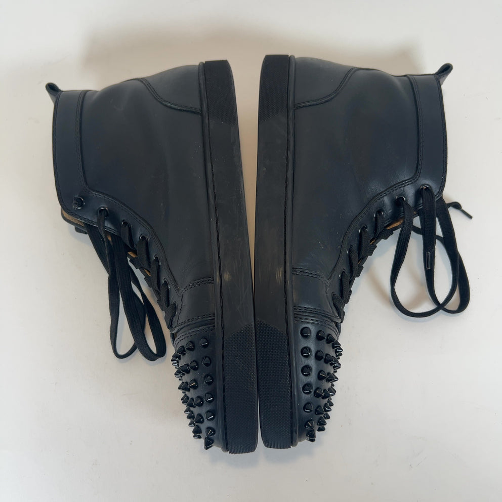 Christian Louboutin Lou Spiked Hightop Sneakers