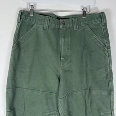 Stussy Green Canvas Double Knee Pants