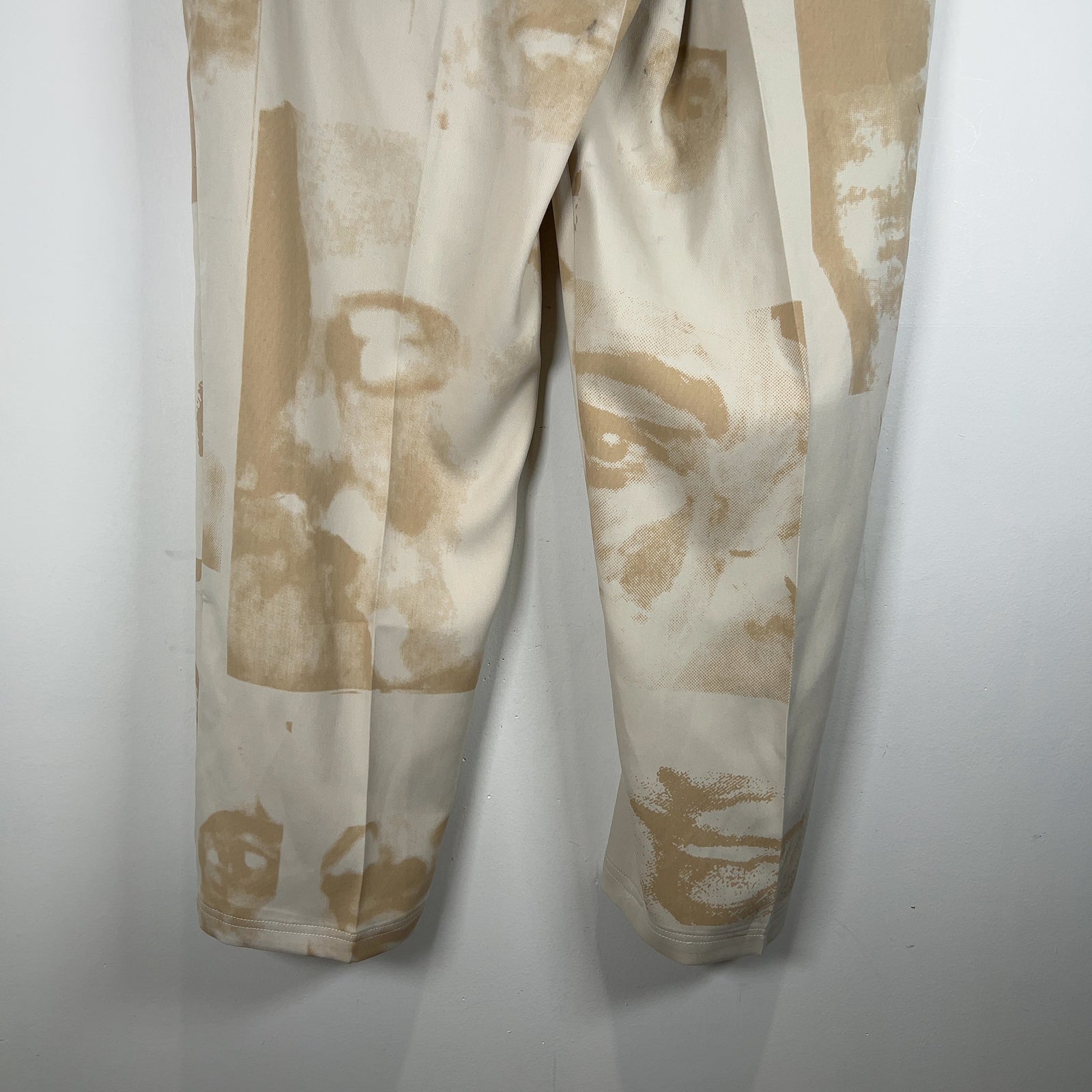 KidSuper Face Collage Pleated Suit Trouser Pants
