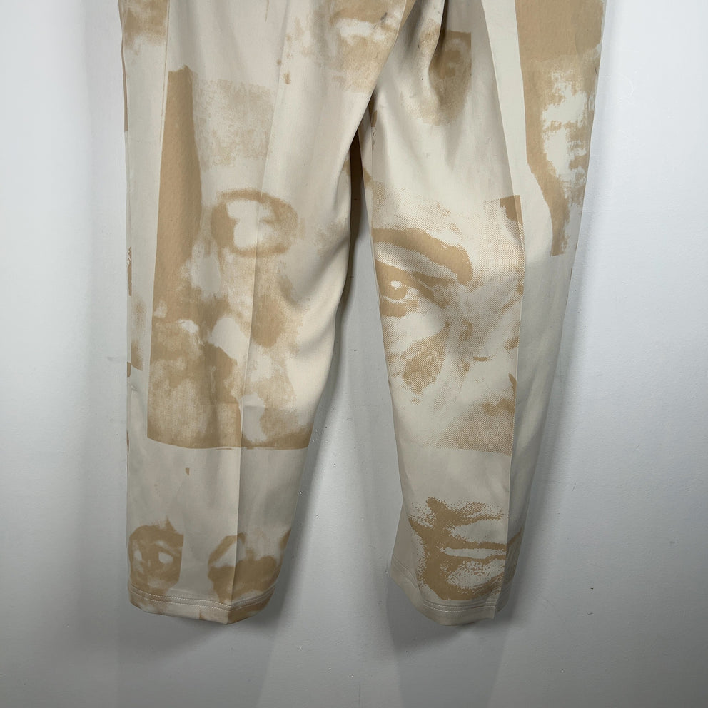 KidSuper Face Collage Pleated Suit Trouser Pants