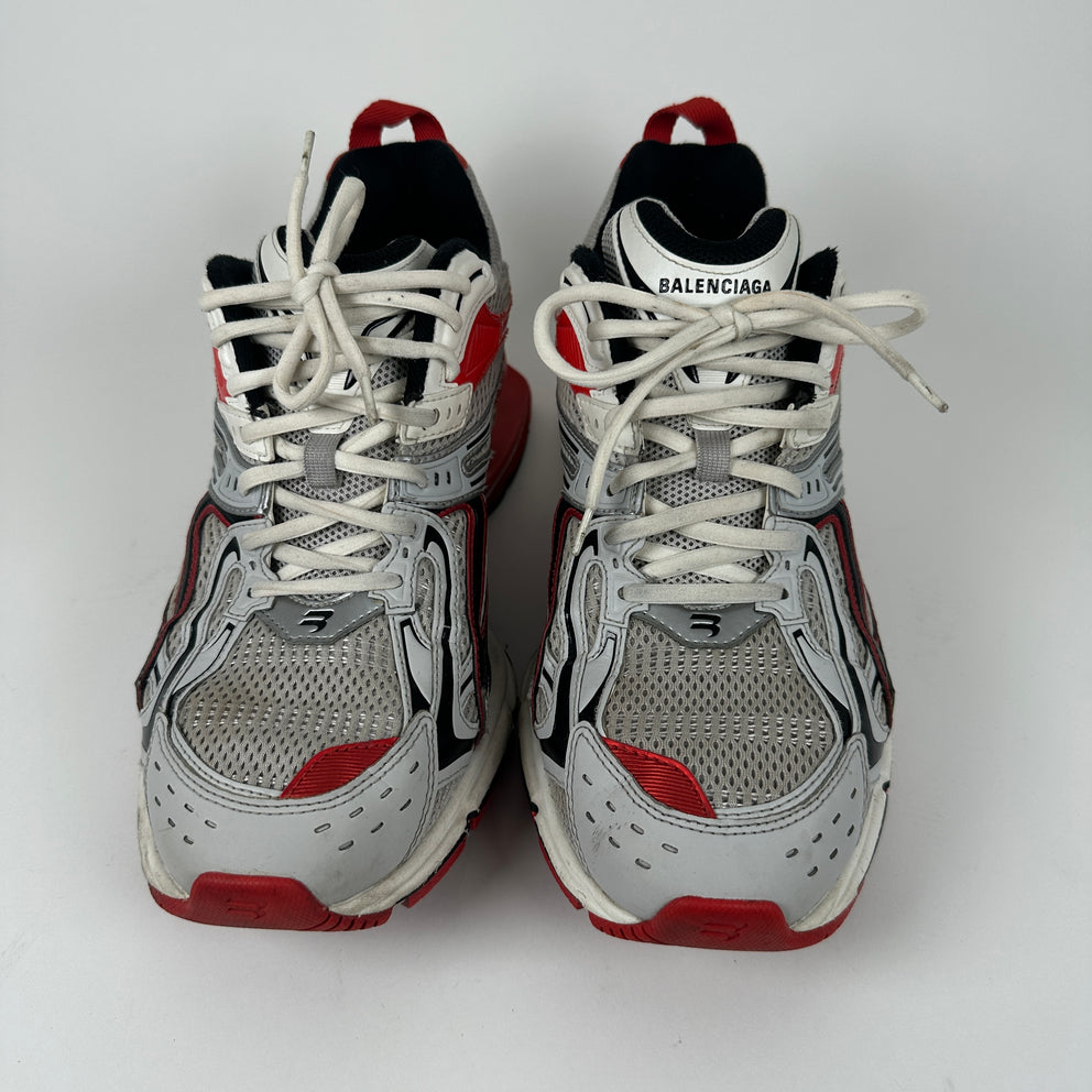 Balenciaga Red/Silver 'Xpander' Low-Top Sneaker Size 10