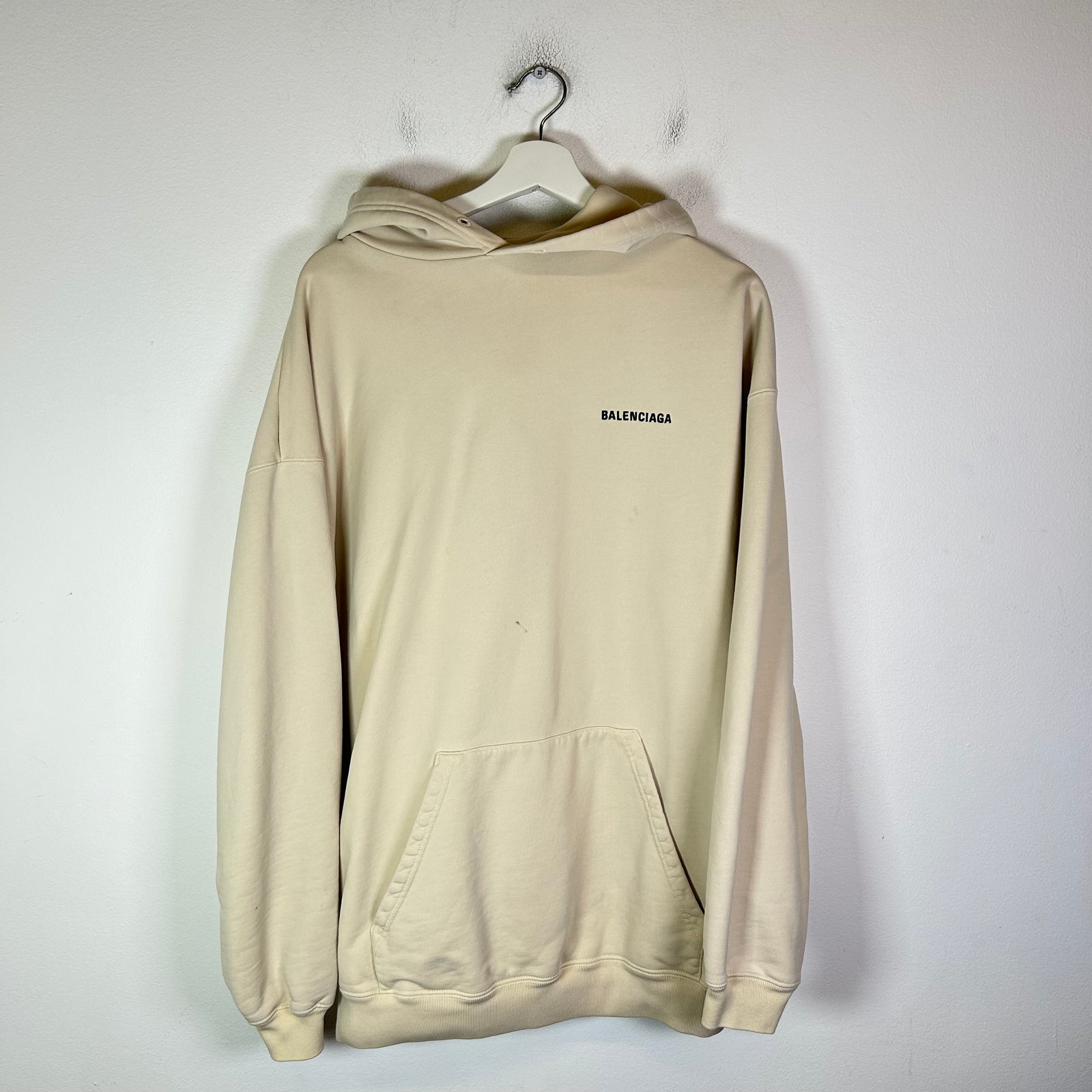 Balenciaga Back Logo Oversized Hoodie