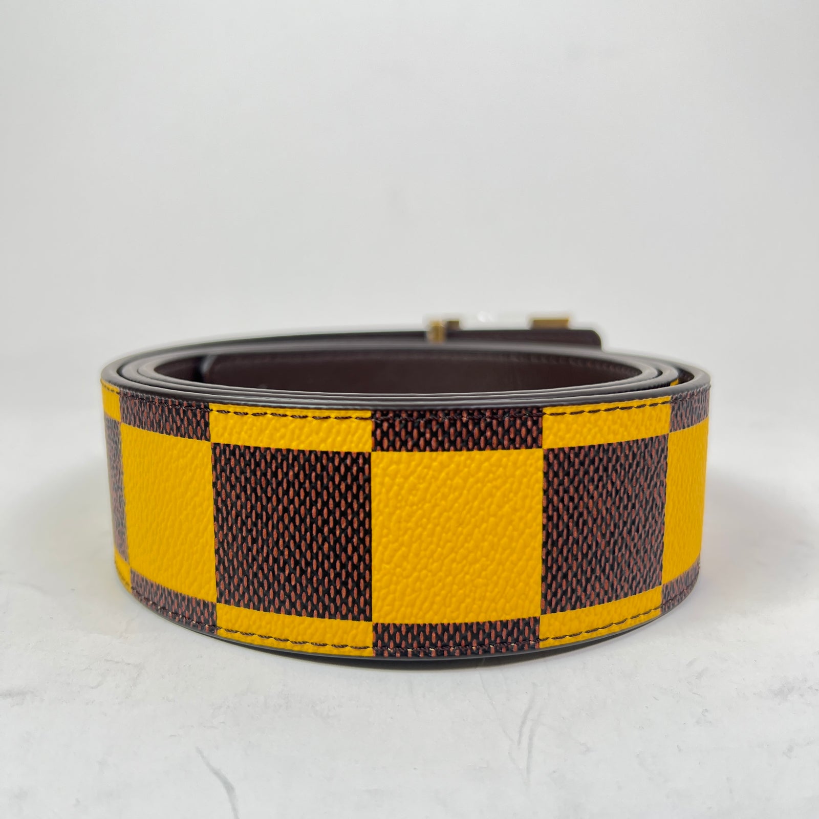 Louis Vuitton Damier Pop LV Initiales 40MM Belt