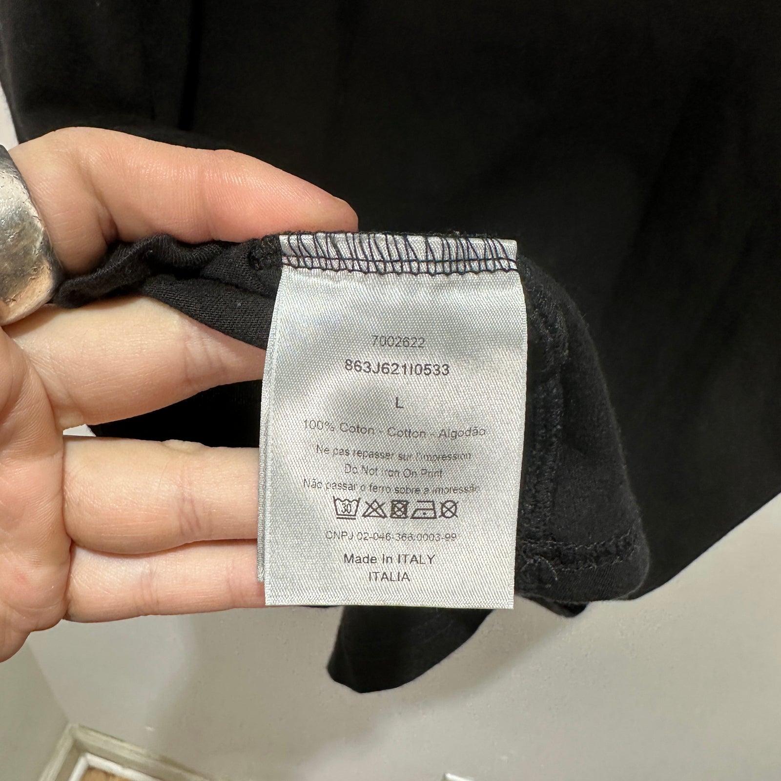 Chrisitian Dior Atelier Logo T-Shirt Size L