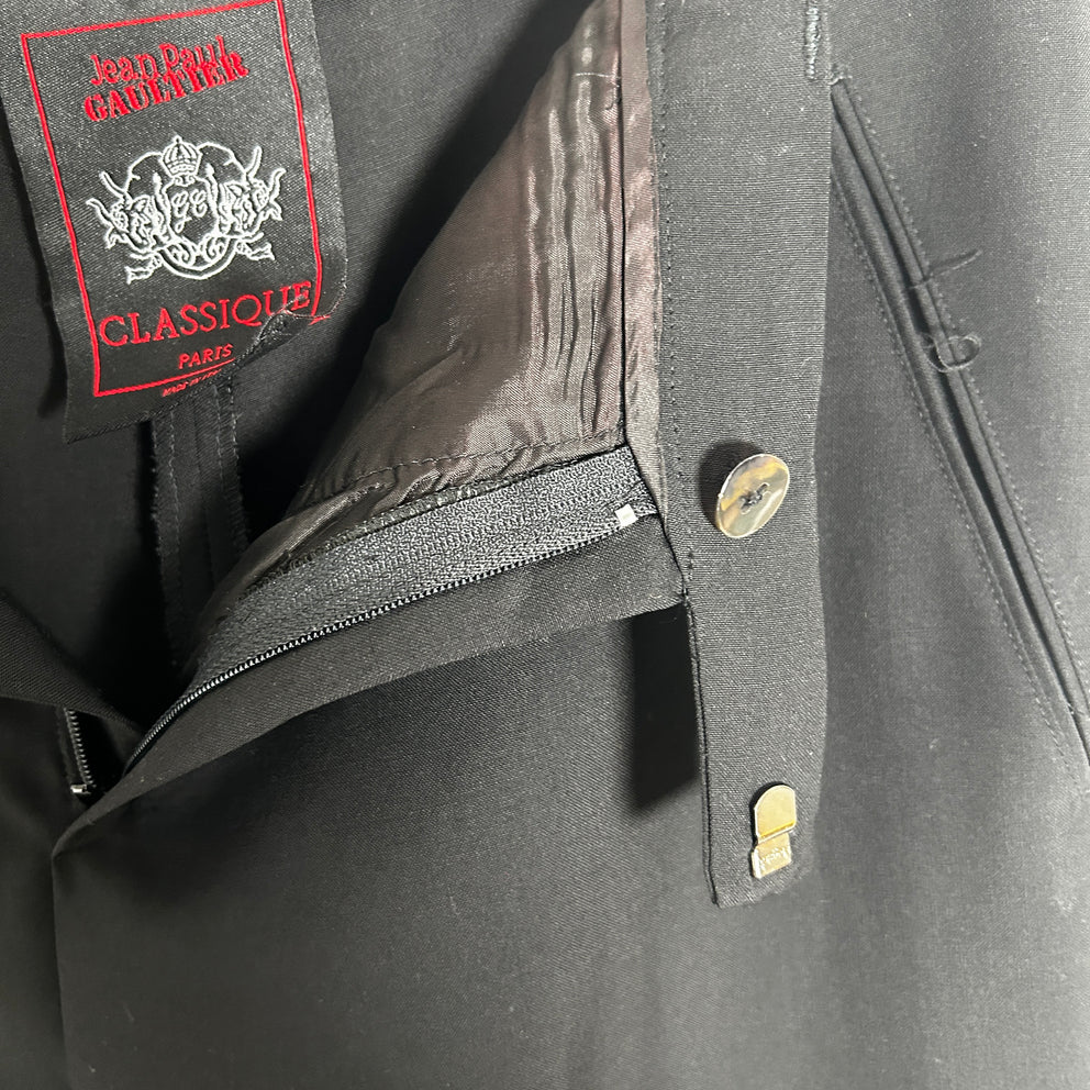Jean Paul Gaultier Black Baggy Trousers Size 31