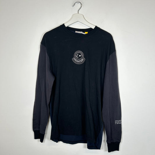 Moncler Genius x Fragment Black/Navy Longsleeve Size M