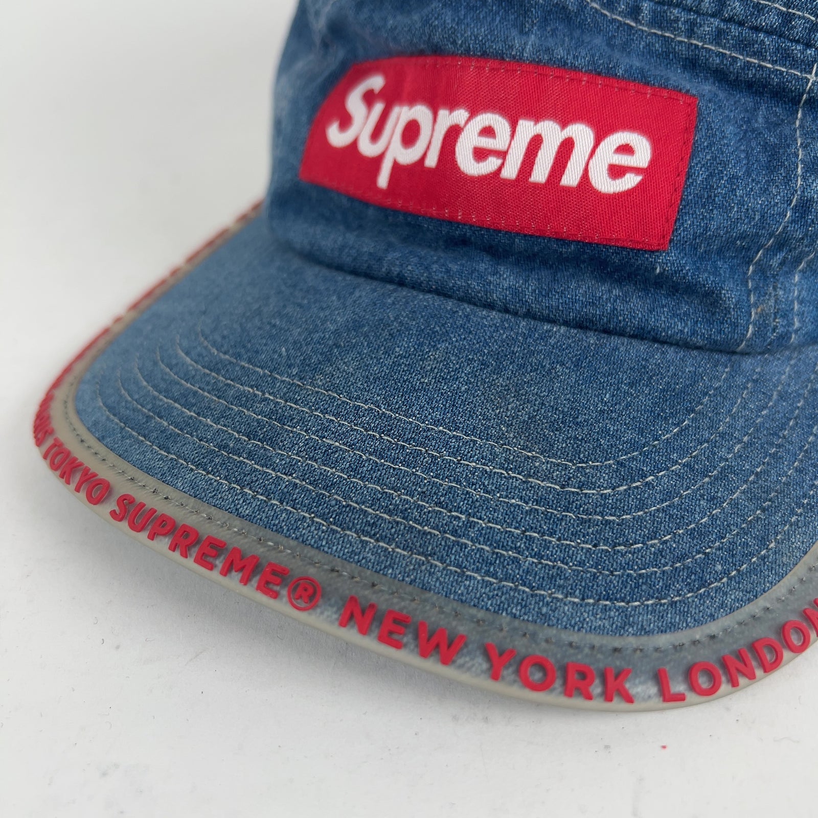 Supreme Denim Box Logo Hat