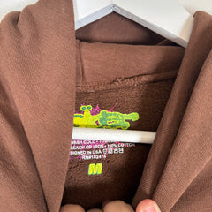Sp5der Brown/Pink Web Hoodie Size M