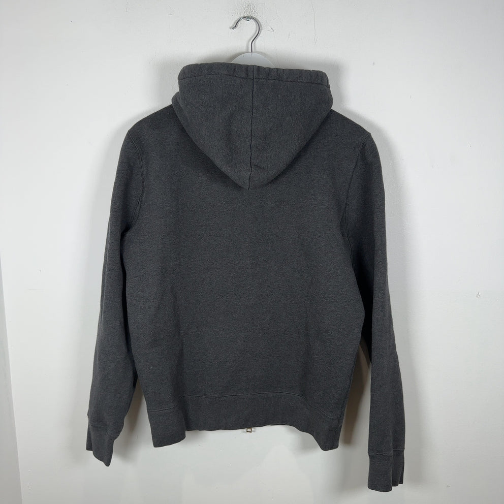 Burberry Check Charcoal Zip Up Hoodie