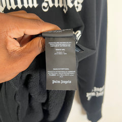Palm Angels Black Ultra Logo Hoodie Size L