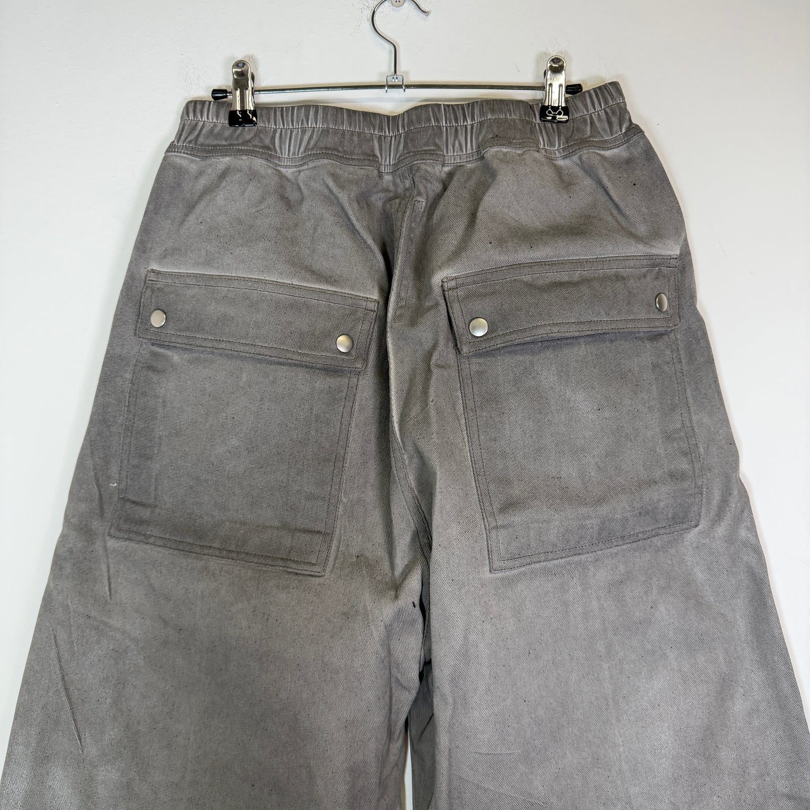 Rick Owens Drkshdw Pearl Waxed Geth Bela Pants Size S