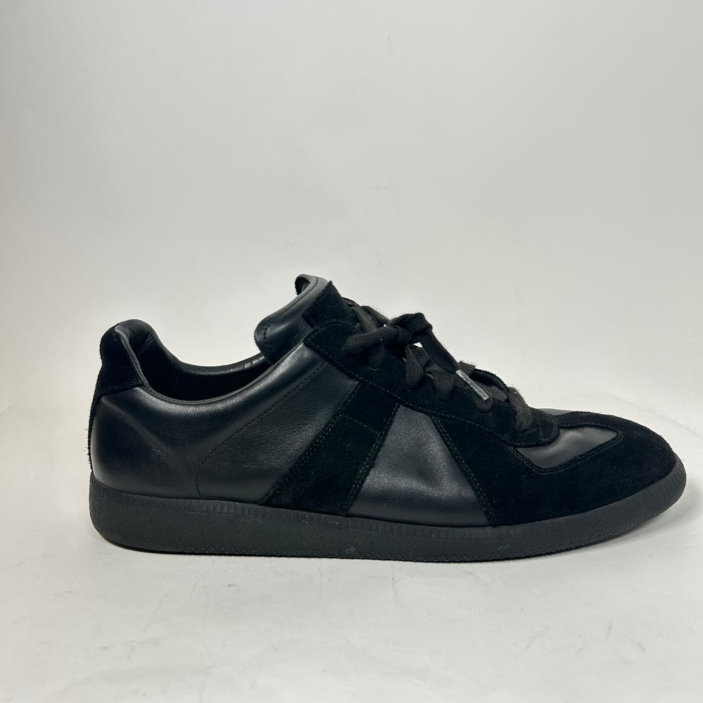 Maison Margiela Triple Black Gats Size 45