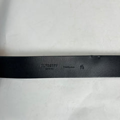 Burberry Beige Vintage Check Leather Belt Size 110